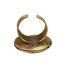 Load image into Gallery viewer, 19th c. Antique Button Tree Motif Up-cycled Gold Ring