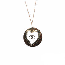 Load image into Gallery viewer, Designer Heart Button Pendant Necklace