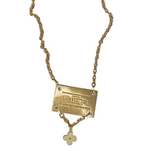 Load image into Gallery viewer, Designer Metal Tag and Charm Necklace