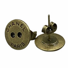 Load image into Gallery viewer, Bronze Button Stud Earrings
