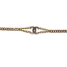 Load image into Gallery viewer, CC Chain Link Gold Tone Bracelet