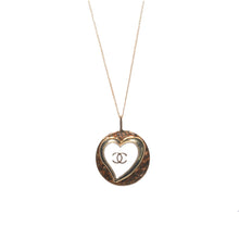Load image into Gallery viewer, Designer Heart Button Pendant Necklace