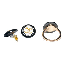 Load image into Gallery viewer, Interlocking CC Black & White Button Jewelry Set
