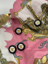 Load image into Gallery viewer, Interlocking CC Black & White Button Jewelry Set