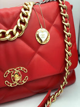 Load image into Gallery viewer, Designer Heart Button Pendant Necklace