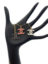 Load image into Gallery viewer, Interlocking CC Logo Enamel Pendant