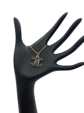 Load image into Gallery viewer, Interlocking CC Logo Enamel Pendant