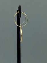 Load image into Gallery viewer, Round Chanel Logo Dangle Earrings