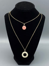 Load image into Gallery viewer, Zipper Pull Double Strand Necklace