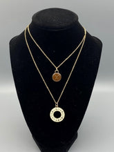 Load image into Gallery viewer, Zipper Pull Double Strand Necklace