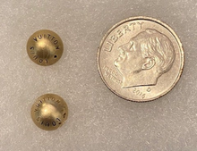 Load image into Gallery viewer, Designer Gold Rivet Stud Earrings