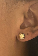 Load image into Gallery viewer, Designer Gold Rivet Stud Earrings