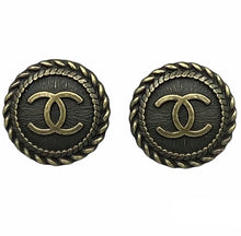 Load image into Gallery viewer, Rope Button Earrings - Bronze
