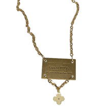 Load image into Gallery viewer, Designer Metal Tag and Charm Necklace
