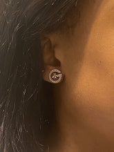 Load image into Gallery viewer, Designer Bee G Stud Earrings
