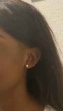 Load image into Gallery viewer, Designer Gold Rivet Stud Earrings
